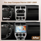 Android 15 Car Stereo for Jeep Compass Patriot 2006 2007 2008 2009, Hikity 10'' - Image 2