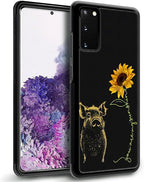 for Samsung Galaxy S20 Plus Case, Pig Sunflower Yellow Sunshine Pattern Graphic - Image 4