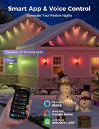 XMCOSY+ 96FT Smart Outdoor String Lights - Image 2