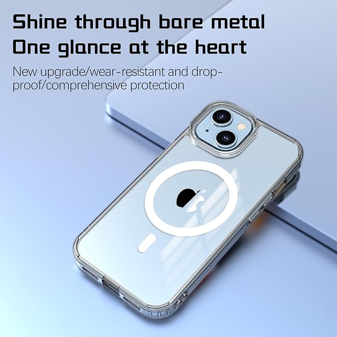 Magnetic Designed for iPhone 15 Case Clear - Image 2