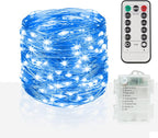 suddus 33ft 100 LED Outdoor String Lights, Led Twinkle Lights by SUDDUS