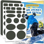 35Pcs Down Jacket Repair Patch Kit Pre-Cut Nylon Patches by OAZ