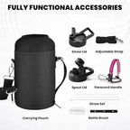 RAYMYLO Insulated Water Bottle 64 oz, Triple Wall Vacuum Stainless Steel - Image 6