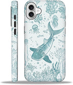 for iPhone 16 Plus Case, HH2 Ocean Whale Shark Hybrid 2 Layer Hard Shell by Unknown