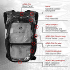 RAVERUNNER® Anti-Theft Hydration Backpack | Festival Approved Rave Backpack - Image 6