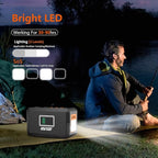 HOWEASY Portable Power Station, 120W Solar Generator, 88Wh Lithium Battery Power - Image 7