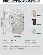 Small Lightweight Hiking Backpack, 3D Breathable Mesh Backpack - Image 8