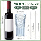 8 Set 20oz Vintage Plastic Tumbler - Image 2