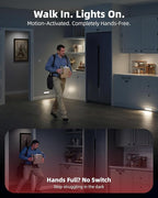 6-Pack Under Cabinet Lighting Wireless, 1800mAh Rechargeable Motion Sensor - Image 6