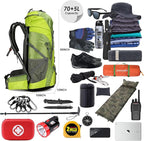75L Hiking Backpack with Rain Cover Waterproof Camping Backpack Shoes Warehouse - Image 3