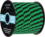 Paracord 240lb - Diameter 2mm Micro Utility Cord -3 Strand Parachute Spool Cord by LUYADIN