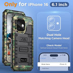 Mitywah Waterproof Case for iPhone 16, Shockproof Heavy Duty Case - Image 2