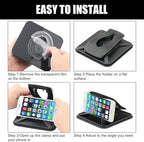 Car Phone Holder Mount for Dashboard, Universal Anti-Slip Dashboard Cell Phone - Image 5