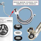 ZDBB 58 PCS Shower Head Garden Hose Screen Filter Gasket.Stainless Steel Water - Image 8