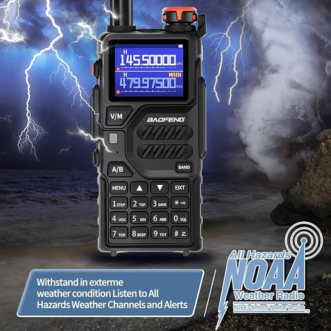 BAOFENG K5PLUS Radio Ham Radio 10W Rechargeable Walkie Talkies Long Range UV32 - Image 9