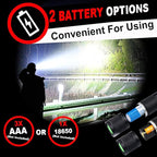 1 Mode Flashlights 6 Pack, Bright Zoomable LED Tactical Flashlight High Lumens - Image 4