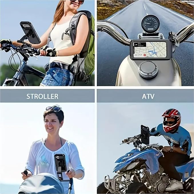 Waterproof Outdoor Sports Bike Phone Mount Case, Bicycle and Motorbike - Image 3