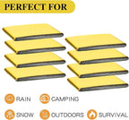 Macarrie 100 Pack Emergency Thermal Blankets Silver Foil Survival Blanket Space - Image 4