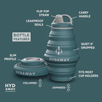 HYDAWAY 17oz Travel Collapsible Water Bottle - Image 5