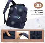 LOVEVOOK 50L Travel Backpack Carry On Airline Approved, Large Backpack - Image 3