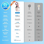 6000mAh Portable Handheld Fan - Image 5