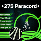 Paracord Planet 275lb Paracord – 3/32 Inch Nylon Crafting Cord - Image 3