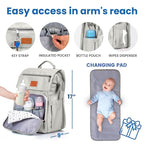 Baby Shower Gifts Diaper Bag Backpack, Baby Diaper Bag, Large Baby Bag - Image 3
