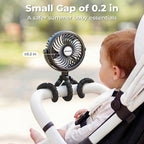 AMACOOL Battery Operated Stroller Fan, Baby Travel Essentials - Image 2