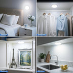 Ferswe Rechargeable Tap Lights, Dimmable Touch Night Lights - Image 2