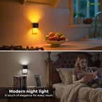 L LOHAS LED Night Lights Plug into Wall, Plug in Night Light - Image 4