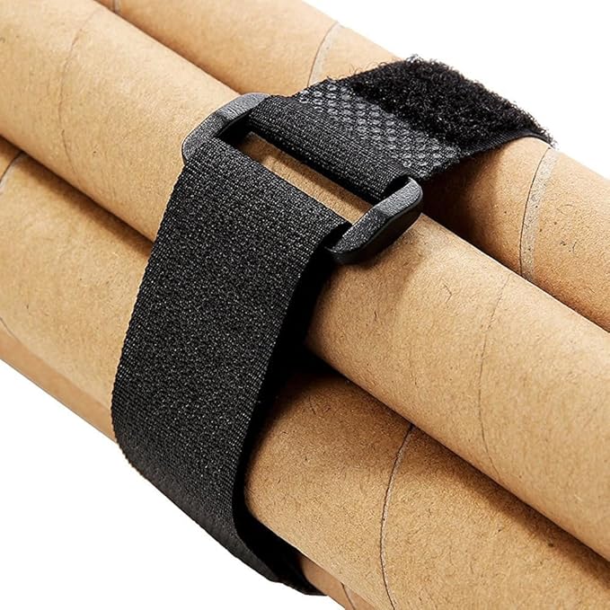 20 Pack Reusable Fastening Cable Ties and Cable Straps, Adjustable - Image 7
