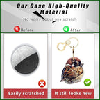 Leather Keychain Holder Case Compatible - Image 3