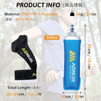 TRIWONDER Running Handheld Water Bottle 17.6oz BPA-Free Hydration Bottle - Image 2