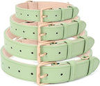 WHIPPY Leather Dog Collar for Small Medium Large Dog Adjustable Soft Breathable - Image 5