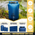 Wise Owl Outfitters Waterproof Dry Bag 3-Pack – Lightweight & Airtight - Image 2