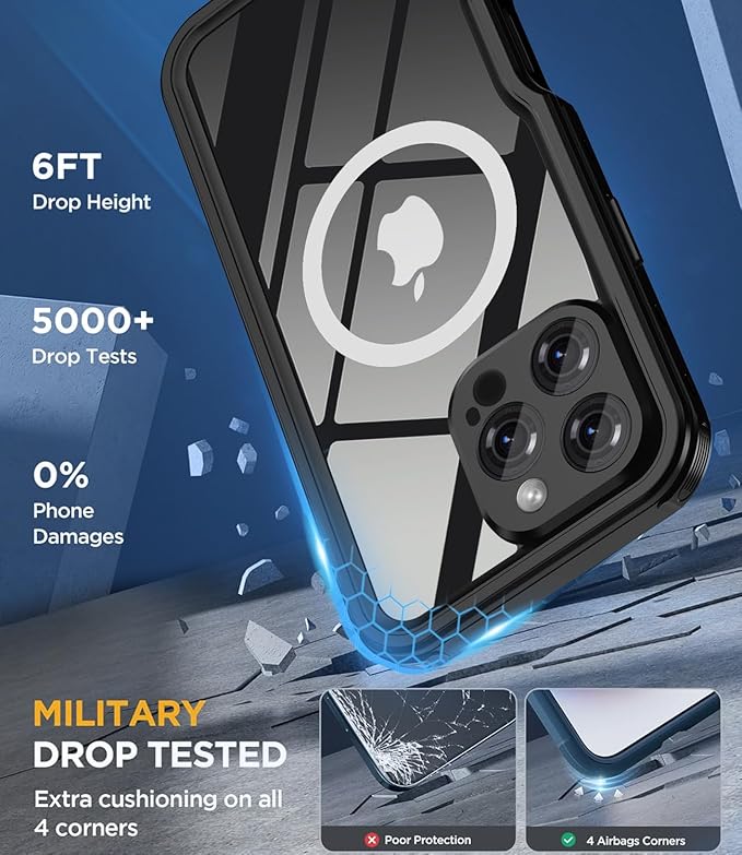 for iPhone 16 Pro Max Case Waterproof | Shockproof Dust Proof Phone Case Cover - Image 4