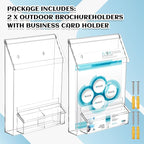 Barydat 2 Pieces Outdoor Brochure Holder - Image 3