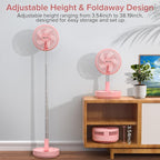 Belife X8 Portable Fan, 7200mAh Battery Powered Rechargeable, Oscillating USB - Image 6