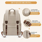 GOLF SUPAGS Women Laptop Backpack Casual Daypack - Image 3