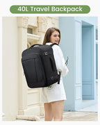 LOVEVOOK 50L Travel Backpack for Women & Men, Airline Approved Carry On Backpack - Image 2
