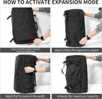 YOUMIAN Large Capacity For Travel Hiking Sports Carry On Backpack Durable - Image 9