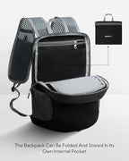 WATERFLY Packable Lightweight Small Backpack: 15L Foldable Mini Hiking Daypack - Image 4