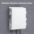 Namunanee Outdoor Electrical Junction Box, ABS Water Resistant Enclosure - Image 8