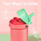 24 oz Insulated Water Bottle for Women: Meoky Stainless Steel Water Bottle - Image 3