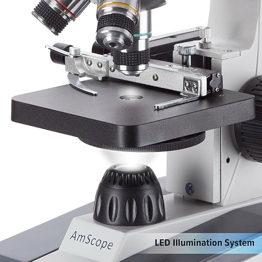 AmScope M150 Series Portable Student Monocular Compound Microscope - Image 7