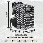 Lovelinks21 25L Tactical Military Backpack Small Travel Rucksack - Image 2