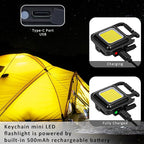 MAKDAK COB Rechargeable Keychain Flashlight 4Pack, High Lumen Super Bright LED - Image 6