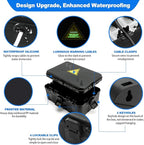Hrensaw Large Outdoor Electrical Box Waterproof, IP54 Waterproof Outdoor Outlet - Image 3