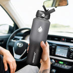 SENDESTAR Water Bottle 32oz, Wide Mouth Stainless Steel Vacuum Insulated Double - Image 3