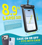 Hiearcool Waterproof Phone Pouch, IPX8 Waterproof Phone Case - Image 3